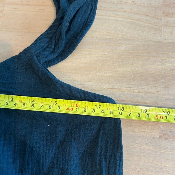 Marine Layer Jude Flutter Sleeve Tank Medium in Black - Picture 6 of 7